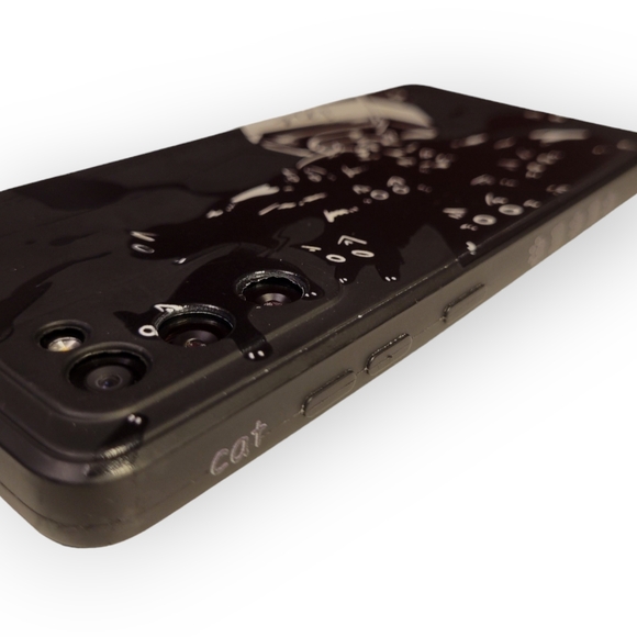 Firm Silicone Case for Samsung S20FE, Black Cats - Picture 5 of 7